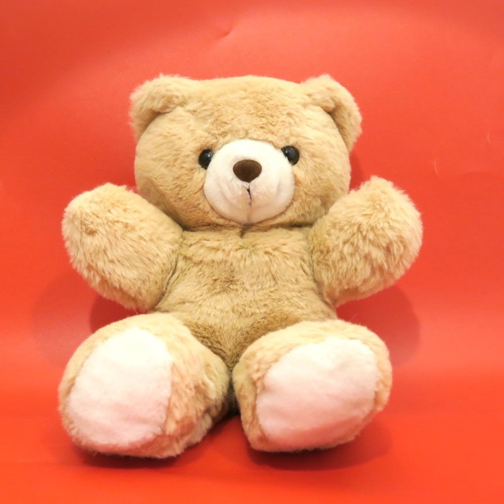 American Wego Beige Teddy Bear Stuffed Animal Plush